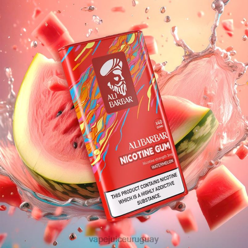 Alibarbar chicle de nicotina sandía DNFDX103 Vape Desechable Uruguay