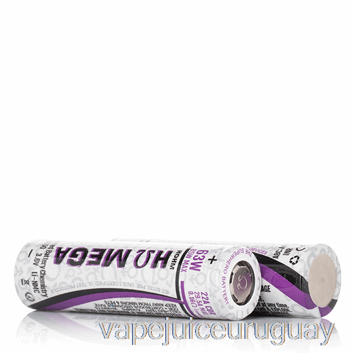 Hohm Mega 18650 2505mah 22a Batería Paquete De Dos Baterías Vape Uruguay