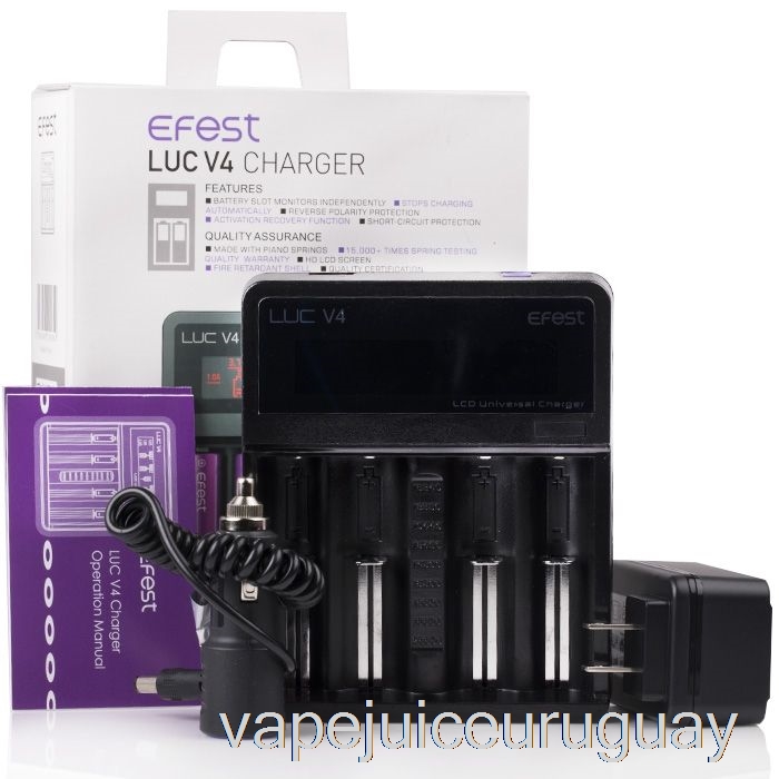 Efest Luc V4 Lcd Cargador Vape Recargable