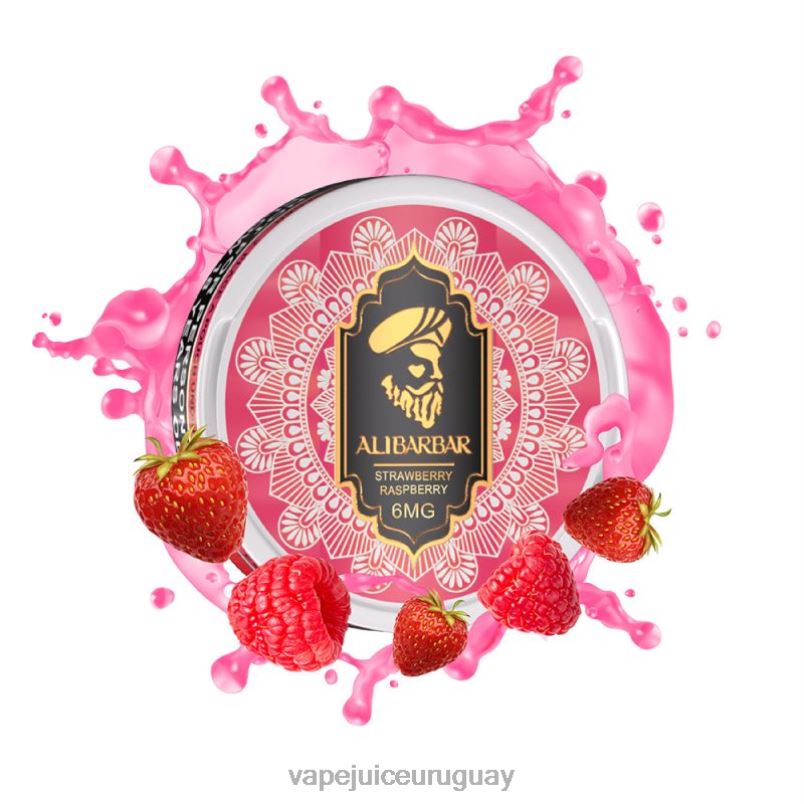 Alibarbar bolsas de nicotina frambuesa fresa DNFDX92 Vape Recargable