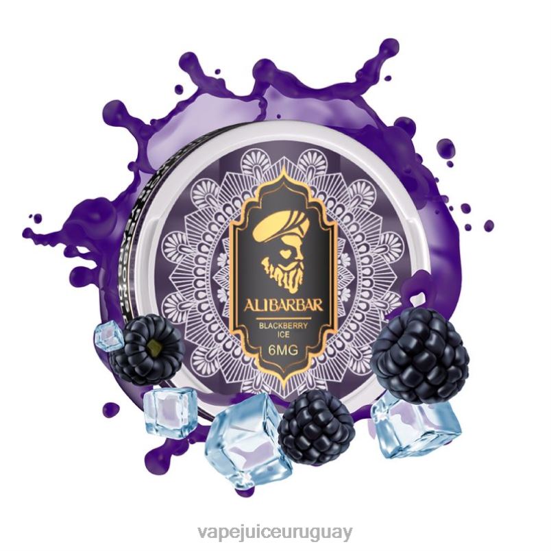 Alibarbar bolsas de nicotina hielo de mora DNFDX97 Vape Recargable