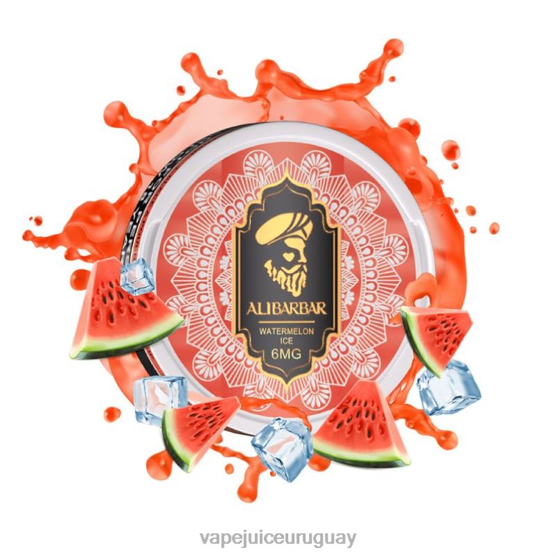 Alibarbar bolsas de nicotina hielo de sandia DNFDX94 Fume Vape Uruguay