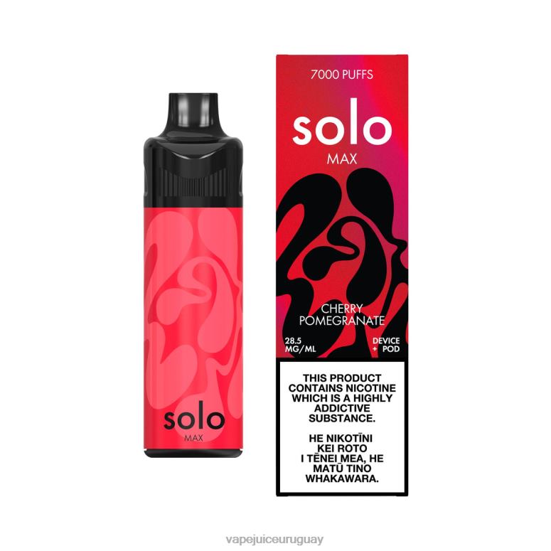 Vape Desechable Uruguay granada cereza - Solo MAX kit de cápsulas 08VFD66
