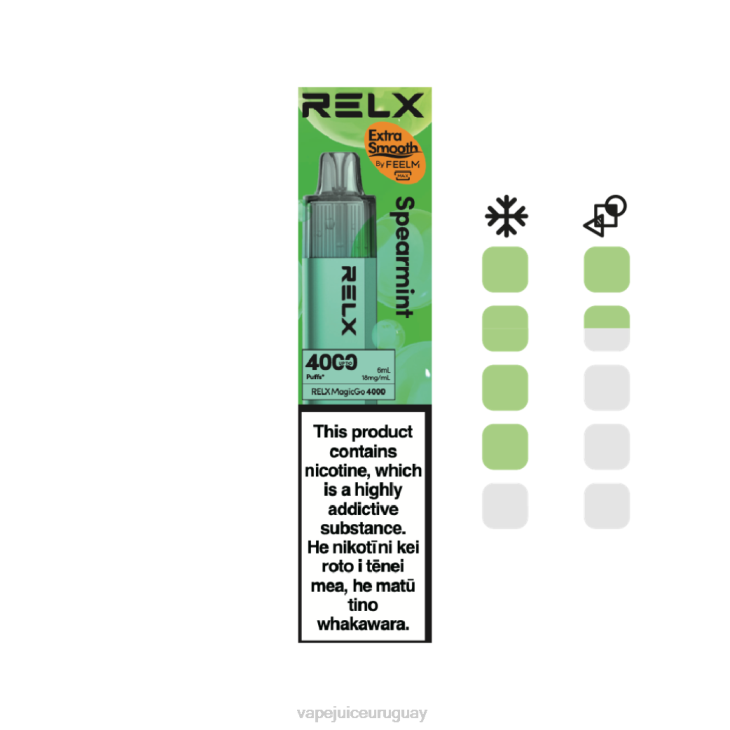 Vape Desechable Uruguay menta verde - RELX MagicGo 4000 vaporizadores desechables ZZ203
