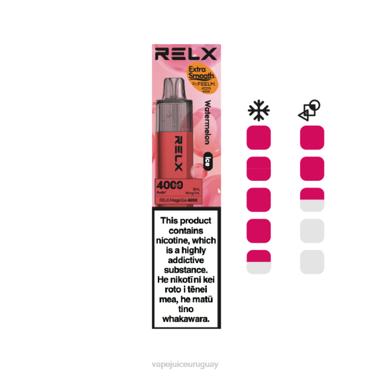 Vape Uruguay sandía (hielo) - RELX MagicGo 4000 vaporizadores desechables ZZ207