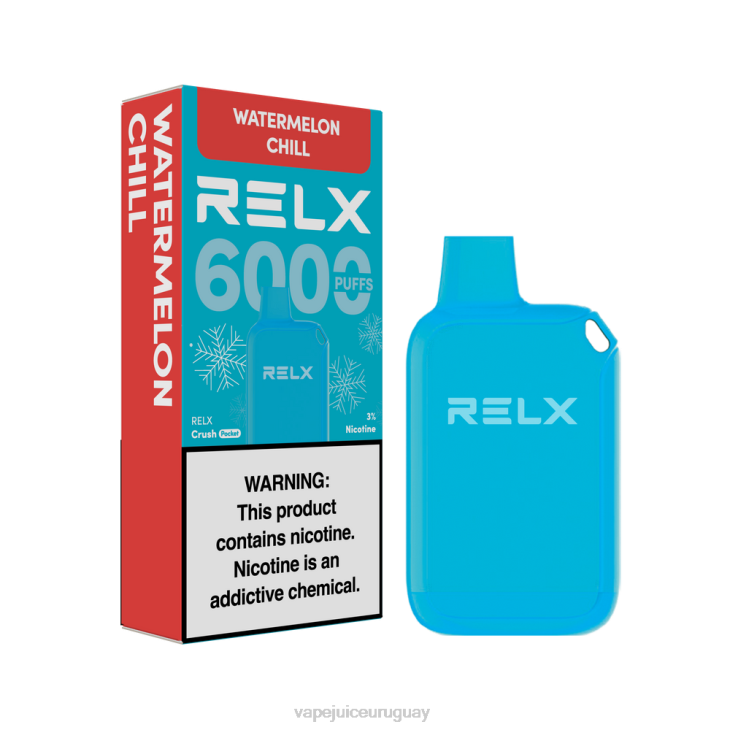 Vape Desechable Uruguay enfriamiento de sandia - RELX Crush Pocket 6000 helado ZZ2024