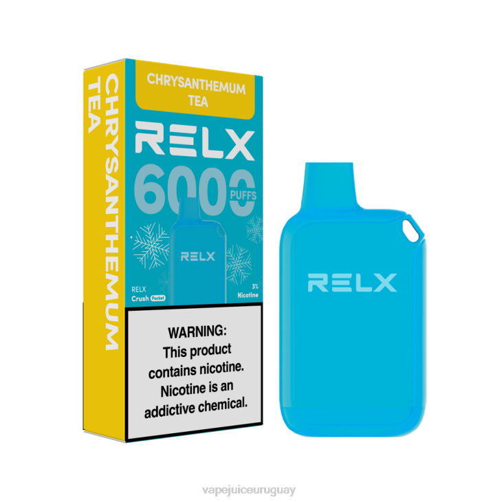 Vape Desechable Uruguay té de crisantemo - RELX Crush Pocket 6000 helado ZZ2021