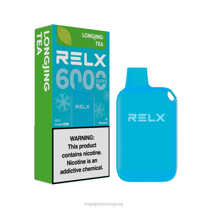 Vape Desechable Uruguay té longjing - RELX Crush Pocket 6000 helado ZZ209