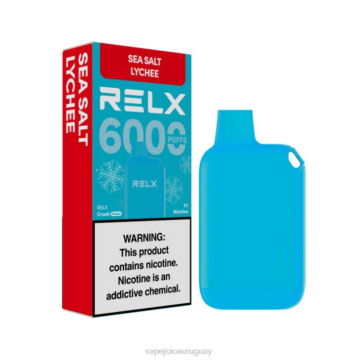 Vape Recargable lichi de sal marina - RELX Crush Pocket 6000 helado ZZ2014