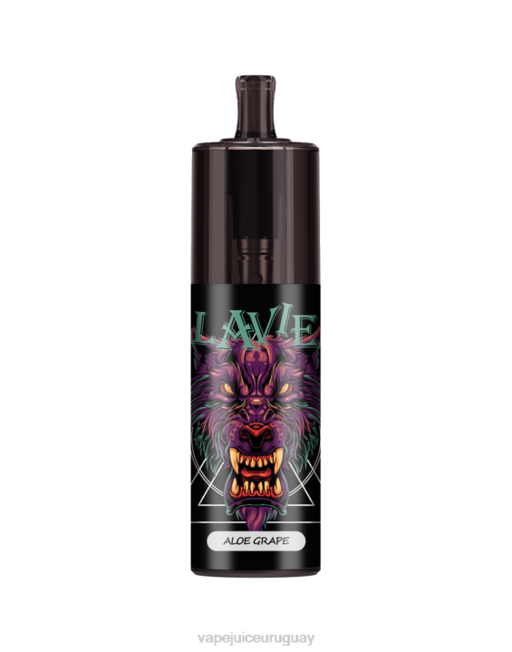 R4X4330 Vape Desechable Uruguay - áloe uva LAVIE COLOUR BAR Control de flujo de aire de 10000 inhalaciones.
