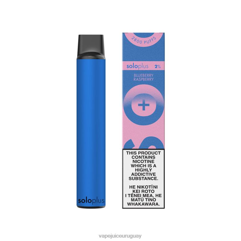 Vape Desechable Uruguay frambuesa arándano - Solo Plus colección paraíso vape desechable 08VFD39