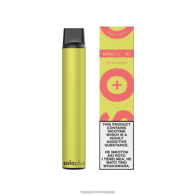 Vape Desechable Uruguay limón agrio - Solo Plus vaporizador desechable 08VFD36