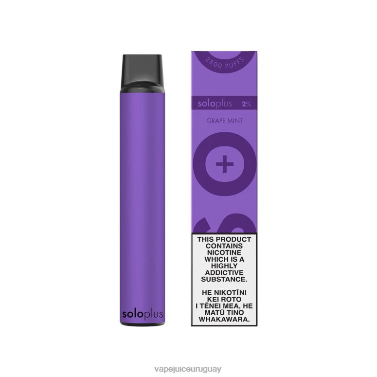 Vape Desechable Uruguay menta de uva - Solo Plus vaporizador desechable 08VFD27