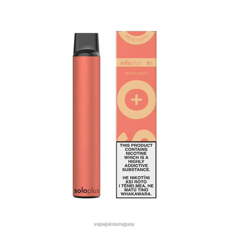 Vape Recargable menta durazno - Solo Plus vaporizador desechable 08VFD23
