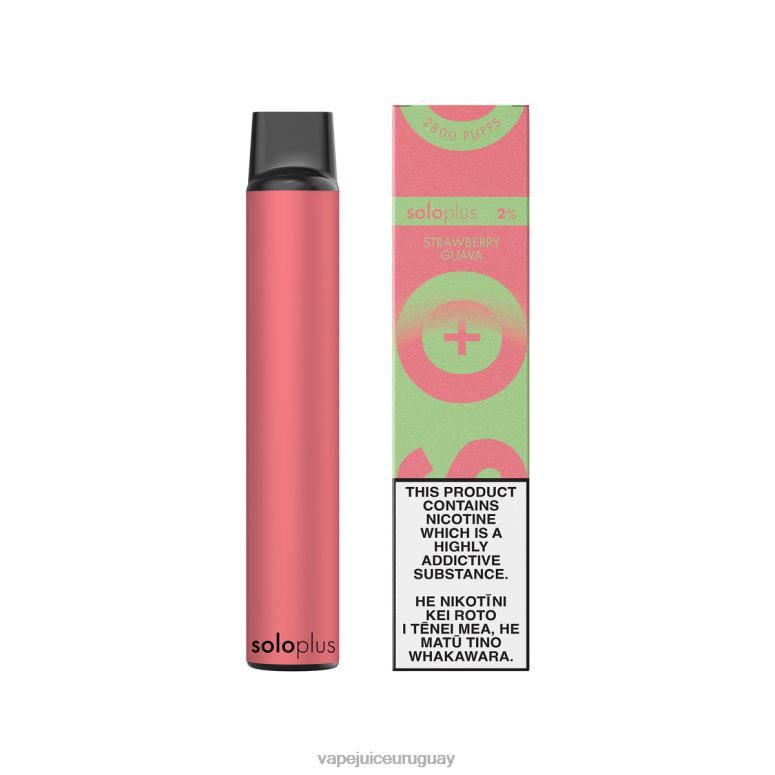 Vape Uruguay guayaba fresa - Solo Plus colección paraíso vape desechable 08VFD37