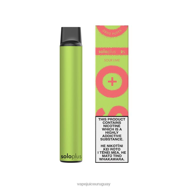 Vape Uruguay lima agria - Solo Plus vaporizador desechable 08VFD34