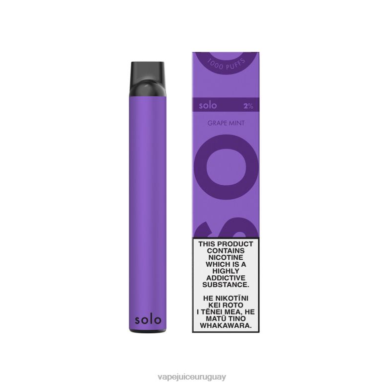 Vape Uruguay menta de uva - Solo vaporizador desechable 08VFD7