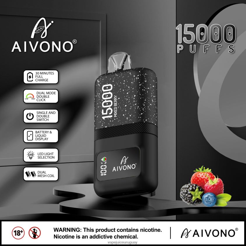 Aivono AIM magic 15000 bayas mixtas - D620ZZ67 Vape Uruguay