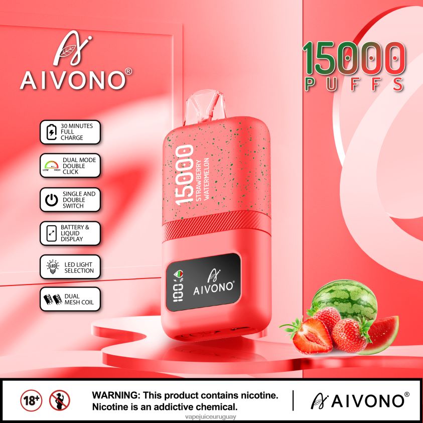 Aivono AIM magic 15000 sandia fresa - D620ZZ58 Vape Uruguay