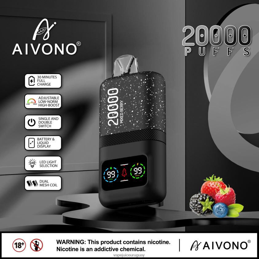 Aivono AIM magic 20000 bayas mixtas - D620ZZ78 Vape Desechable Uruguay