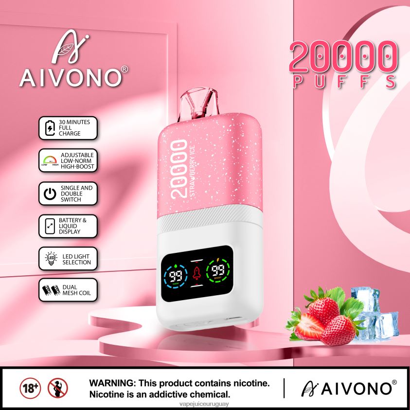 Aivono AIM magic 20000 hielo de fresa - D620ZZ74 Vape Recargable
