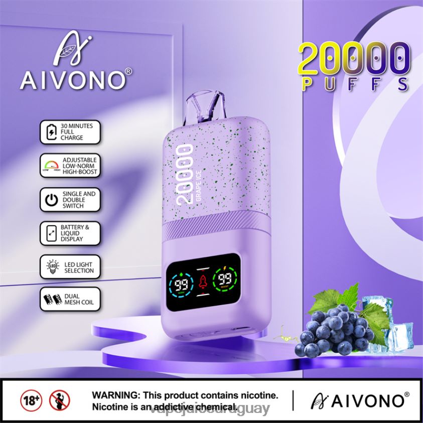 Aivono AIM magic 20000 hielo de uva - D620ZZ86 Vape Recargable