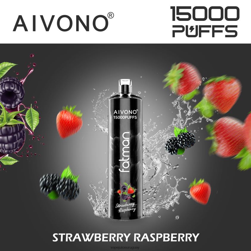 Aivono FATMAN 15000 frambuesa fresa - D620ZZ15 Vape Desechable Uruguay