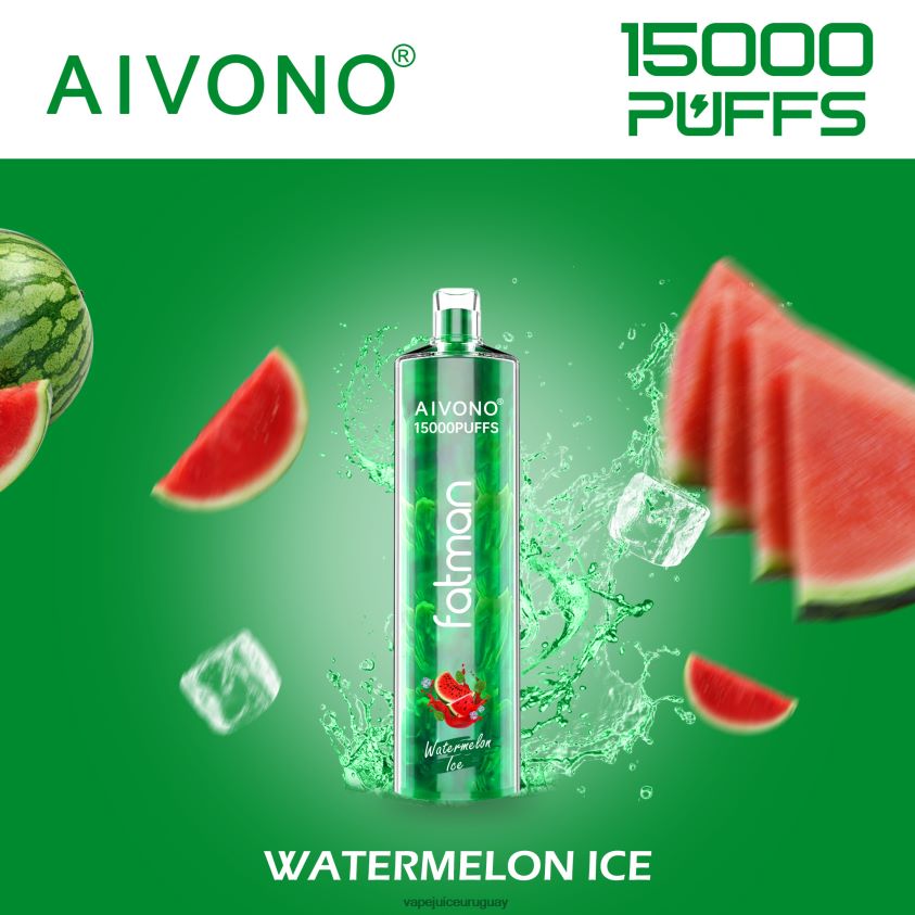 Aivono FATMAN 15000 hielo de sandia - D620ZZ12 Vape Desechable Uruguay