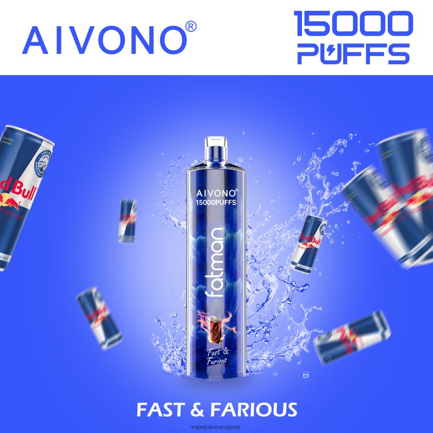 Aivono FATMAN 15000 rapido y furioso - D620ZZ18 Vape Desechable Uruguay