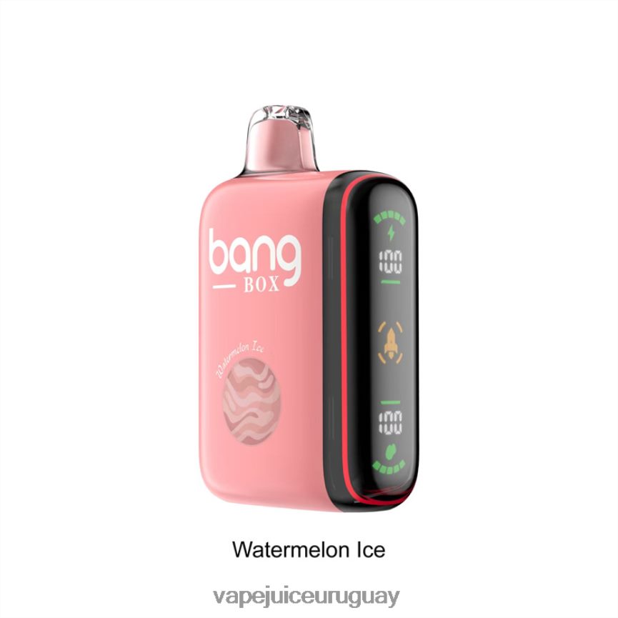 Fume Vape Uruguay J2DBD434 hielo de sandia - Bang Box Pantalla de potencia inteligente de 9000-18000 inhalaciones