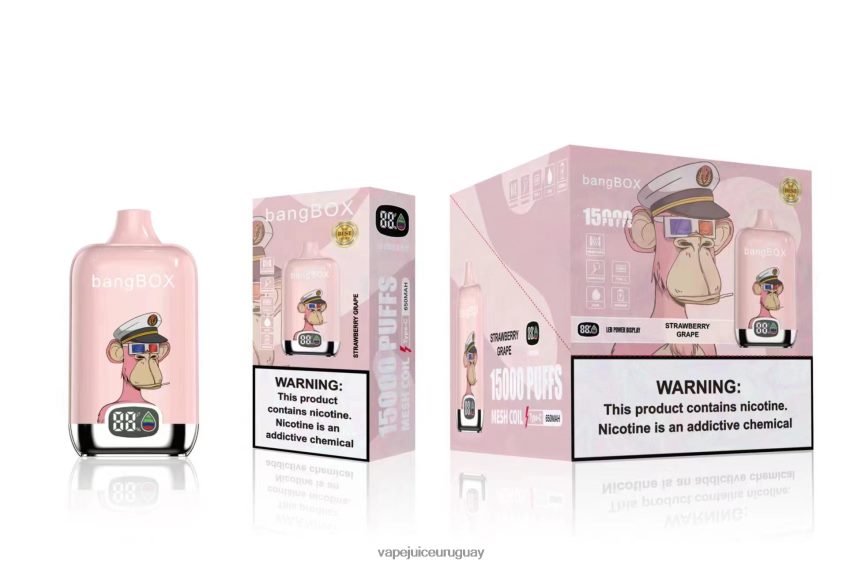 Fume Vape Uruguay J2DBD444 uva fresa - Bang Box 15000 bocanadas