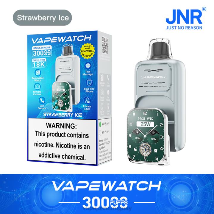 TXJ4F10 hielo de fresa Vape UY -JNR reloj vapeador