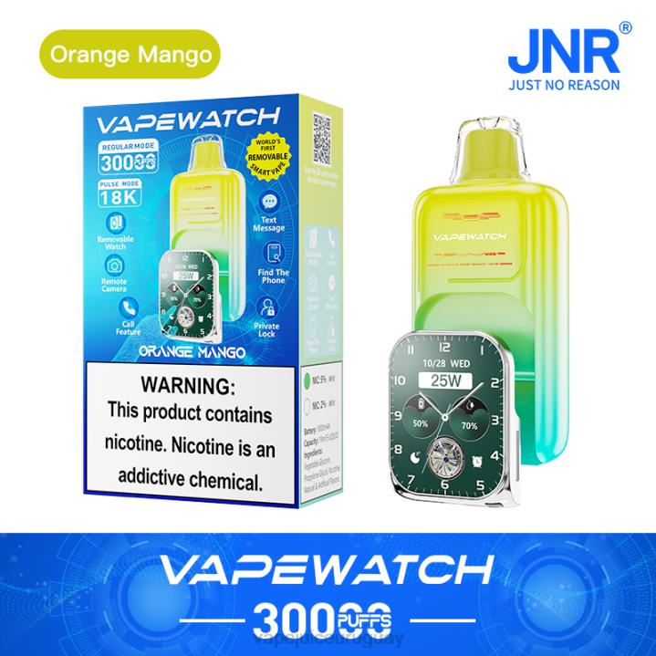 TXJ4F2 mango naranja Vape desechable Uruguay -JNR reloj vapeador