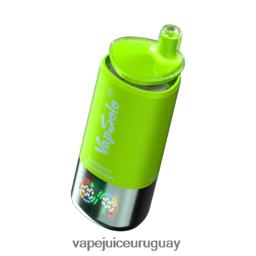 Vape Desechable Uruguay GNX2XP3 frambuesa sandía y mango melocotón y fresa kiwi VapSolo Triple 30000 bocanadas