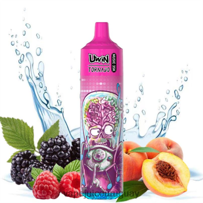 Vape Desechable Uruguay baya de durazno | UWIN CRYSTAL vaporizador desechable 35k 8446X27