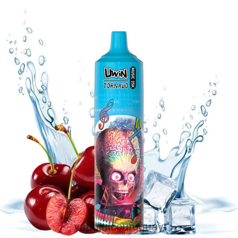 Vape Desechable Uruguay hielo de cereza | UWIN CRYSTAL vaporizador desechable 35k 8446X21