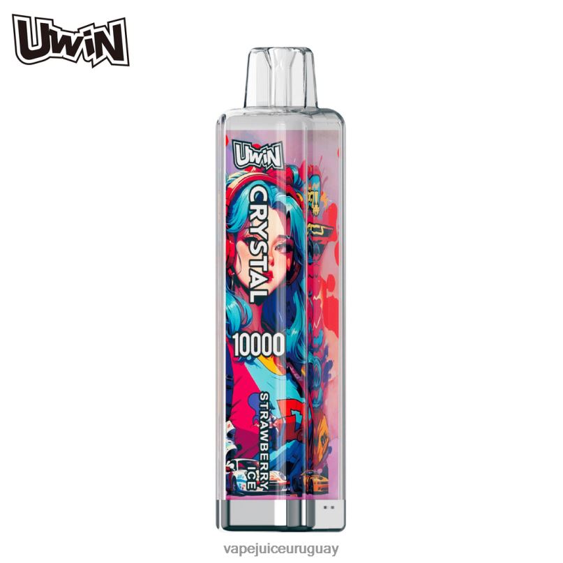 Vape Desechable Uruguay hielo de fresa | UWIN CRYSTAL 10000 vaporizadores desechables 8446X9