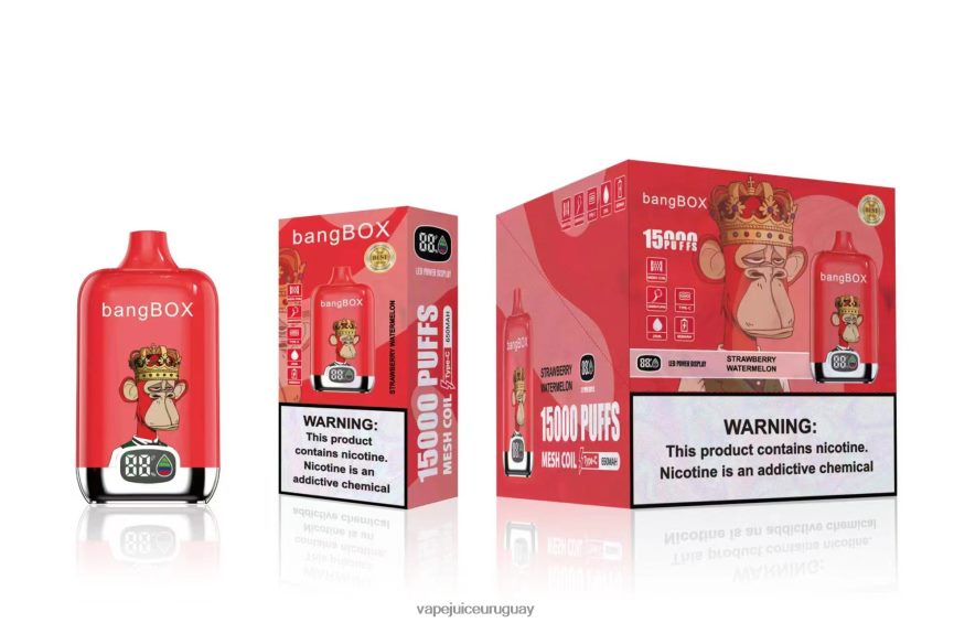 Vape Recargable J2DBD447 sandia fresa - Bang Box 15000 bocanadas
