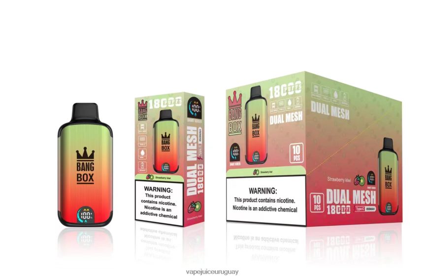 Vape Recargable J2DBD492 kiwi fresa - Bang Box 18000 bocanadas