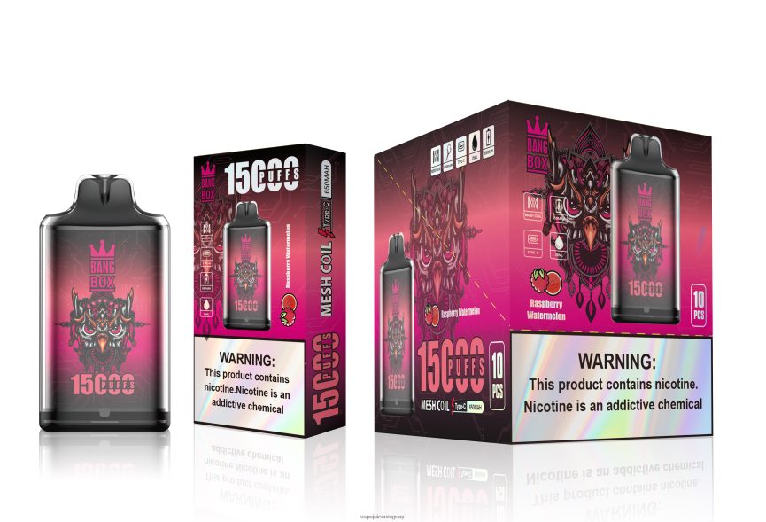 Vape UY J2DBD4105 sandía frambuesa - Bang Box s1-15000 bocanadas