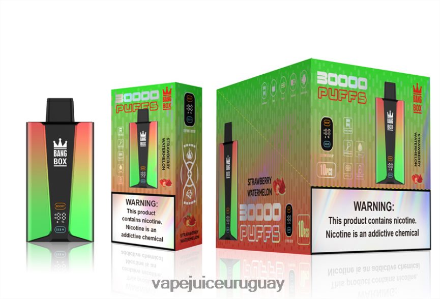 Vape UY J2DBD475 sandia fresa - Bang Box Pantalla inteligente de 30000 inhalaciones