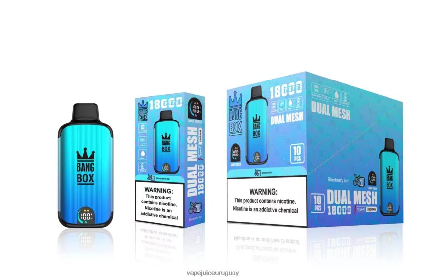 Vape UY J2DBD490 hielo de arándanos - Bang Box 18000 bocanadas