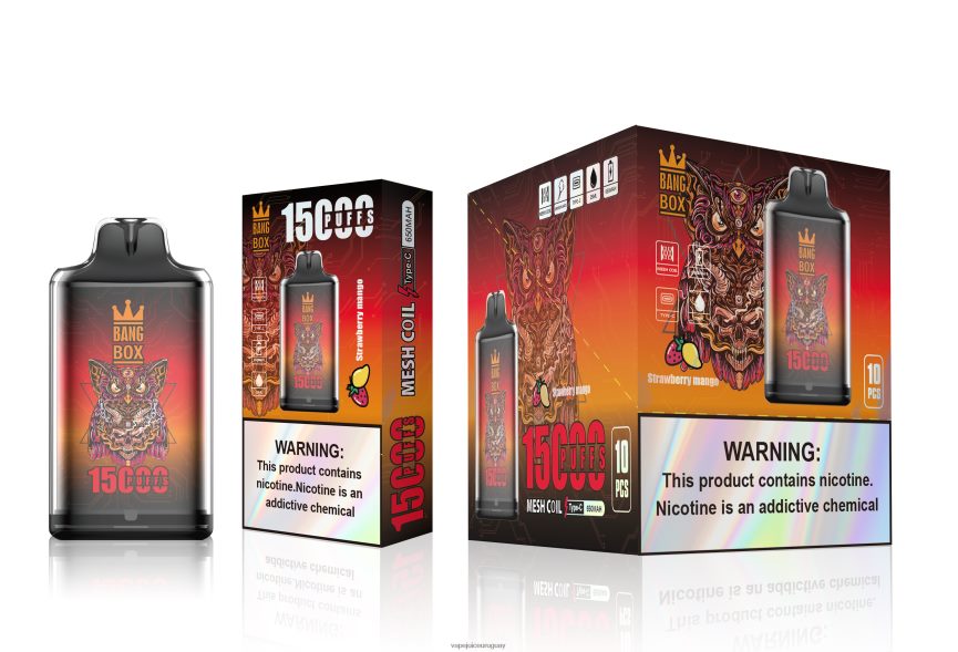 Vape Uruguay J2DBD4101 mango fresa - Bang Box s1-15000 bocanadas