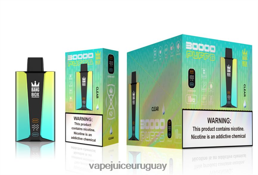 Vape Uruguay J2DBD476 claro - Bang Box Pantalla inteligente de 30000 inhalaciones