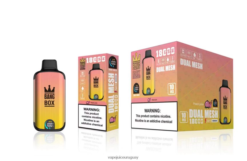 Vape Uruguay J2DBD491 jugo de durazno - Bang Box 18000 bocanadas