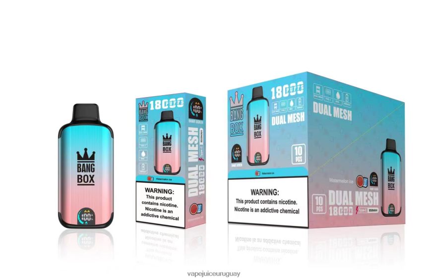 Vape Uruguay J2DBD496 hielo de sandia - Bang Box 18000 bocanadas