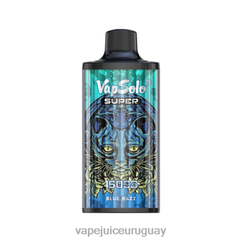 Vapsolo SUPER vaporizador desechable Razz azul DNFDX126 Vape Uruguay