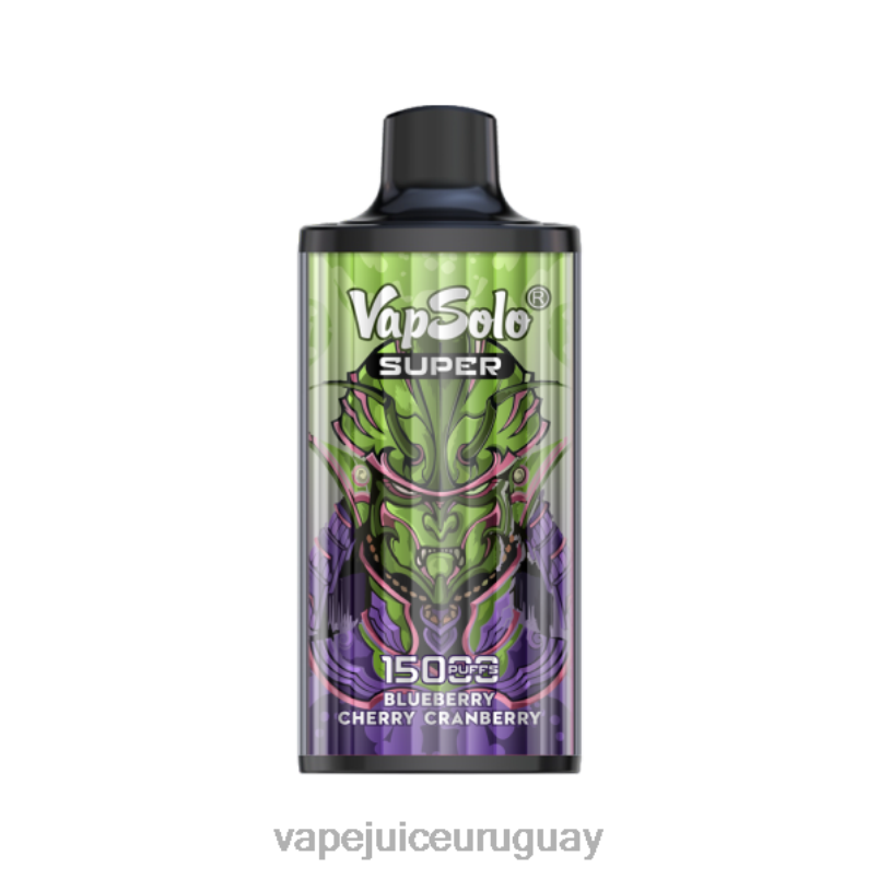 Vapsolo SUPER vaporizador desechable arándano cereza arándano DNFDX128 Vape Desechable Uruguay