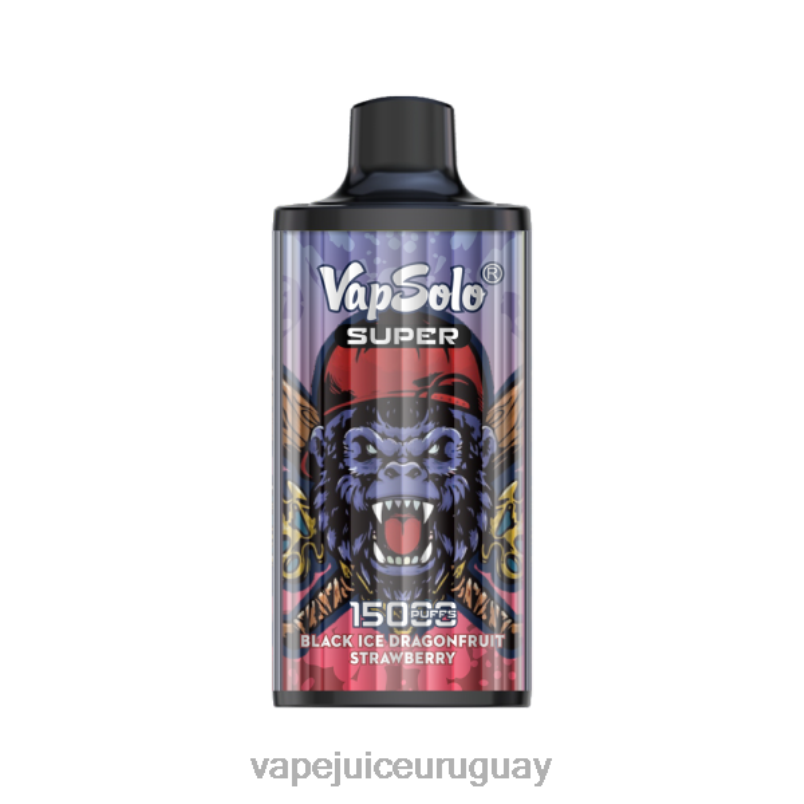 Vapsolo SUPER vaporizador desechable fresa de drango de hielo negro DNFDX125 Vape UY