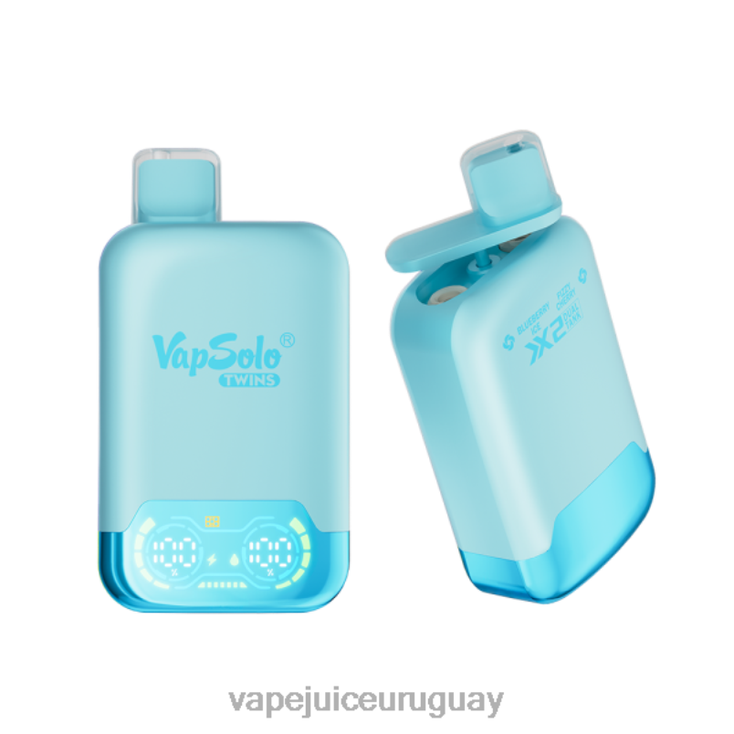 Vapsolo TWINS vaporizador desechable hielo de arándanos y cereza gaseosa DNFDX139 Fume Vape Uruguay
